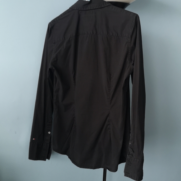 Tommy Hilfiger Black Dress Shirt - Picture 4 of 5